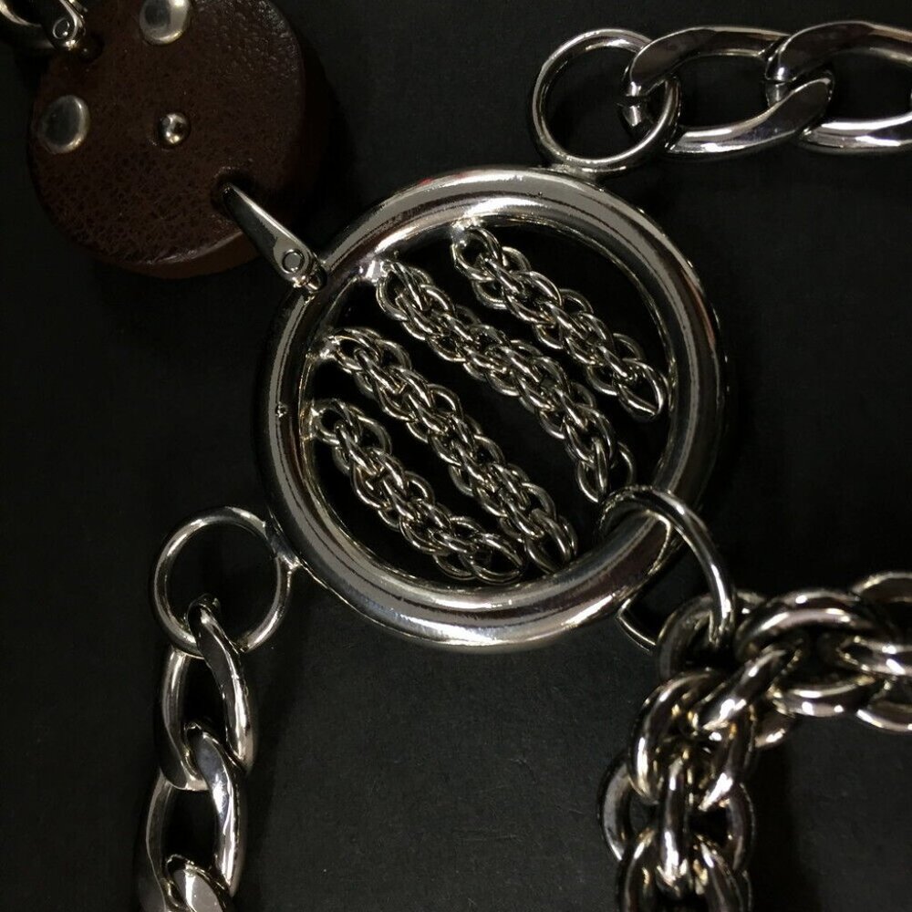 PRADA Chain Robot Trick Silver Tone Key Ring Bag Charm - Picture 3 of 7